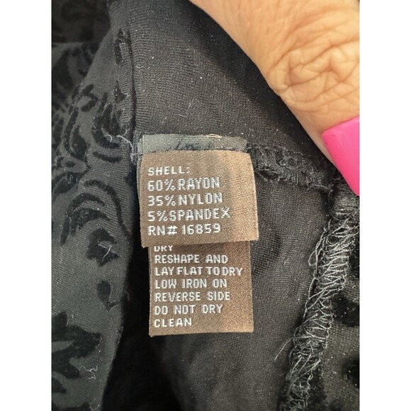 J.McLaughlin Women's Black Sleeveless Textured Sheath Dress Round Neck Medium - Picture 4 of 9